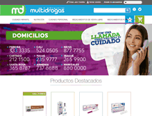 Tablet Screenshot of multidrogas.com.co